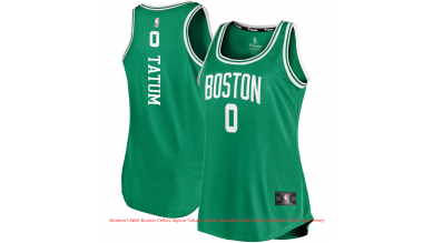 Women's NBA Boston Celtics Jayson Tatum Fanatics Branded Kelly Green Fast Break Team Tank Jersey